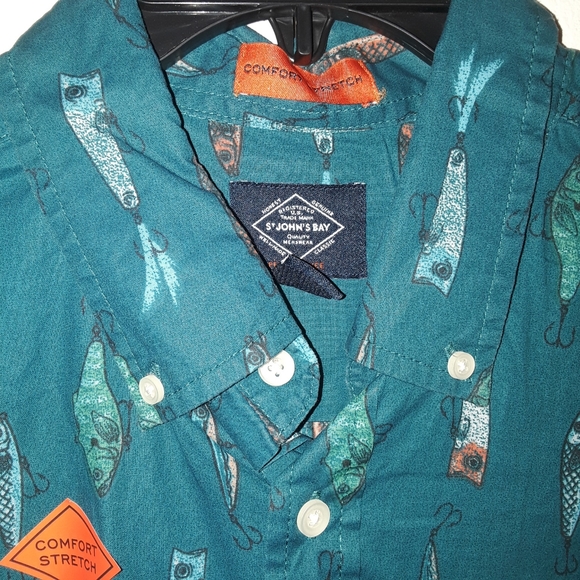 St John's Bay Men Shirt - Picture 3 of 4